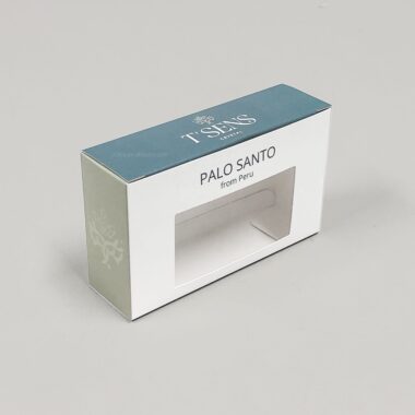 paper box with clear PVC window