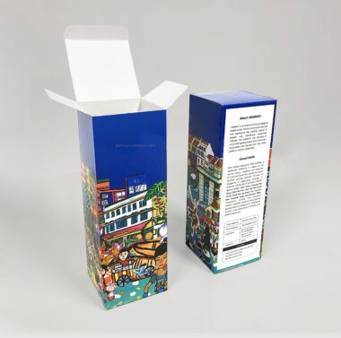 paper box with clear PVC window