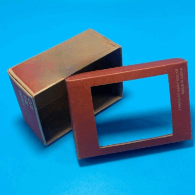 self-erecting window box for retail display