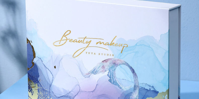 rigid cardboard folding gift box