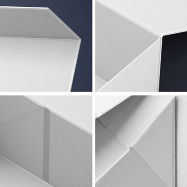 rigid cardboard folding gift box