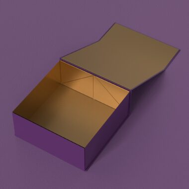 gold magnetic closure rigid gift box
