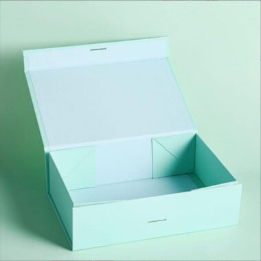 Custom folding magnetic rigid gift box