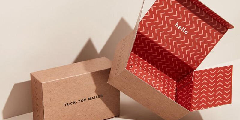 mailer shipping box for garment packaging