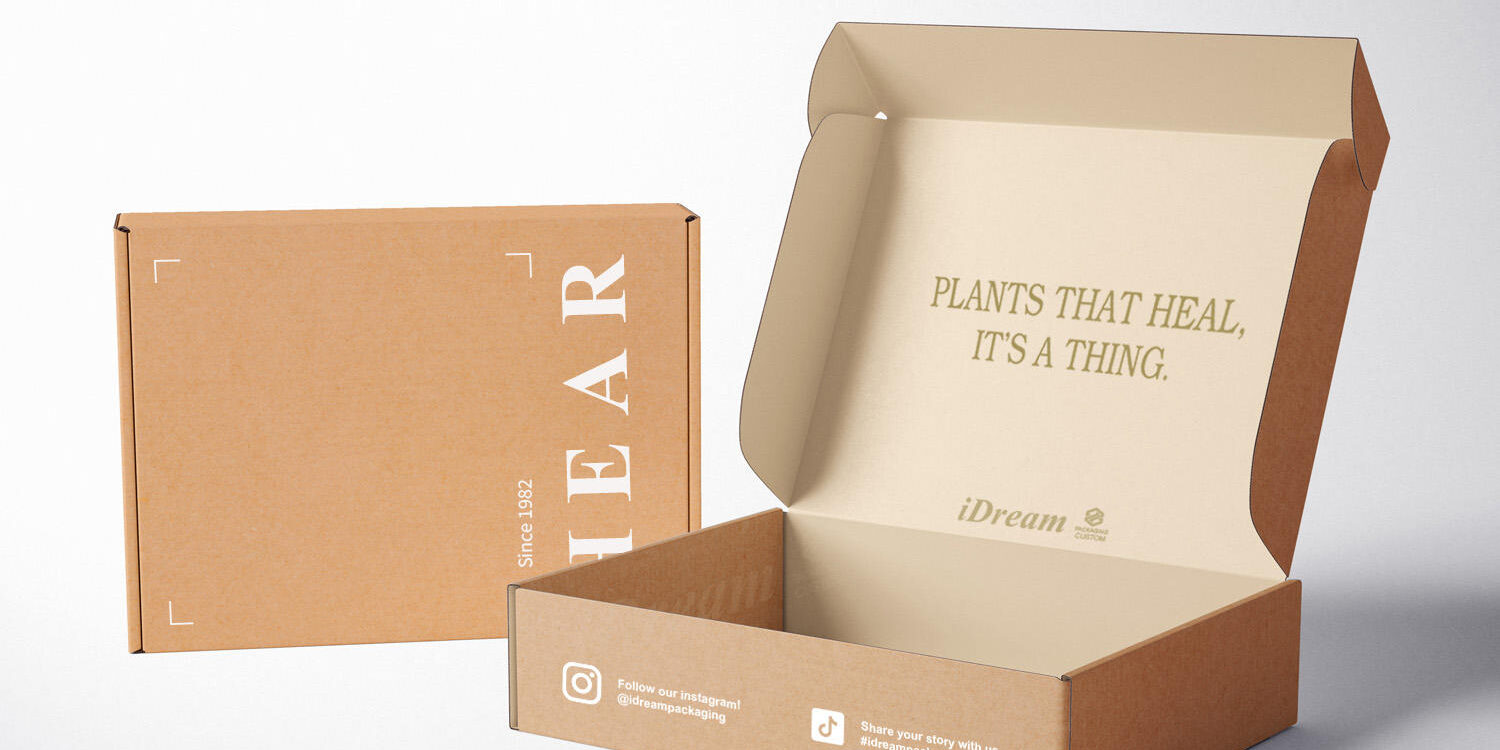 custom logo corrugated mailer box