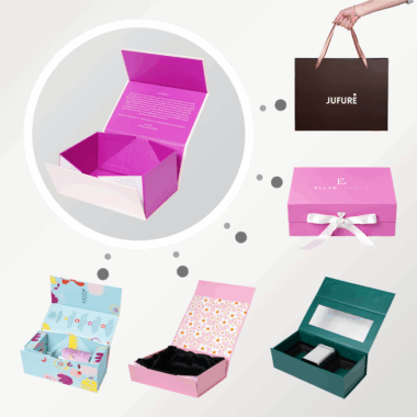 magnetic rigid cardboard gift box