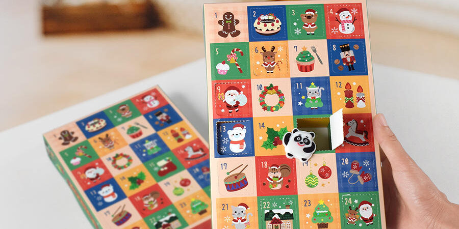 calendar gift boxes for DIY mystery packaging