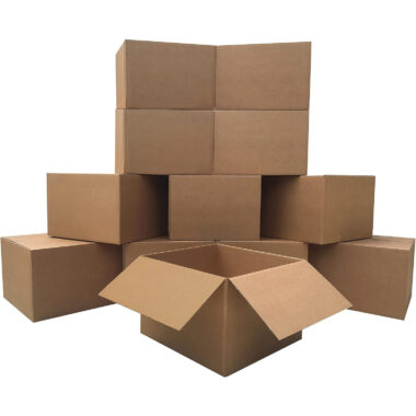 Medium corrugated shipping boxes