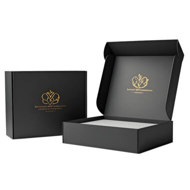 corrugated flower and skincare rigid box