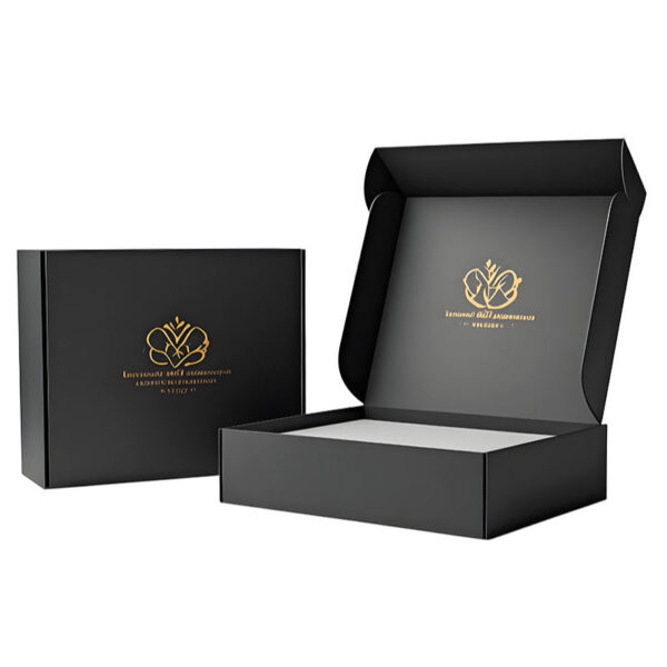 corrugated flower and skincare rigid box