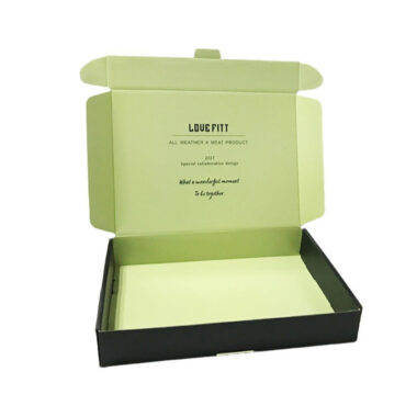 corrugated flower and skincare rigid box