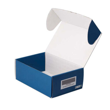 corrugated flower and skincare rigid box