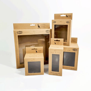 Custom printed kraft paper box