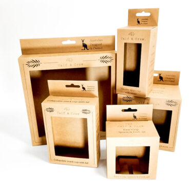 Custom printed kraft paper box