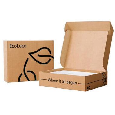 Custom printed kraft paper box