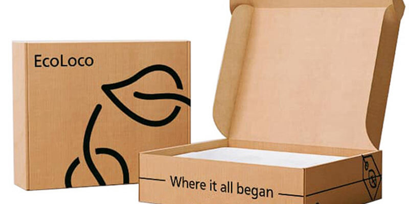 Custom printed kraft paper box