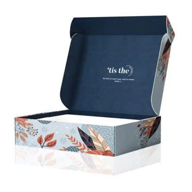 Full color corrugated paper packaging box