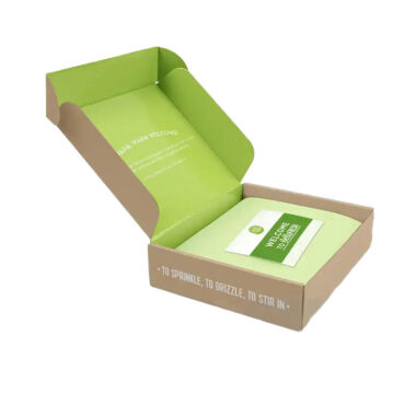 Full color corrugated paper packaging box