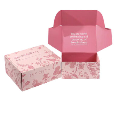 Full color corrugated paper packaging box