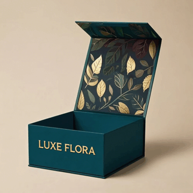 folding rigid cardboard gift box