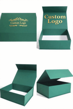folding rigid cardboard gift box