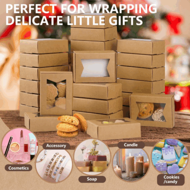 Mini kraft paper gift box