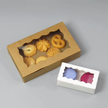 transparent window for desserts