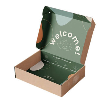 wall B-flute corrugated shipping box