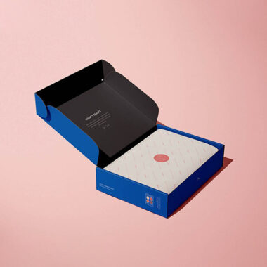 colorful printed corrugated apparel packaging box