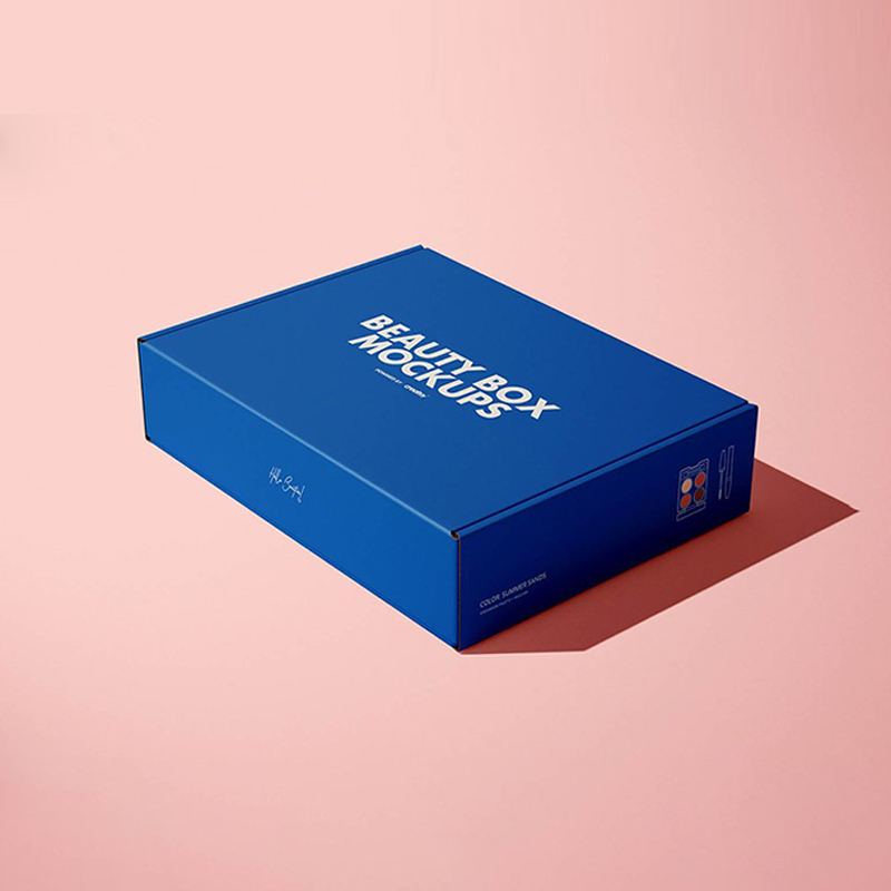 colorful printed corrugated apparel packaging box