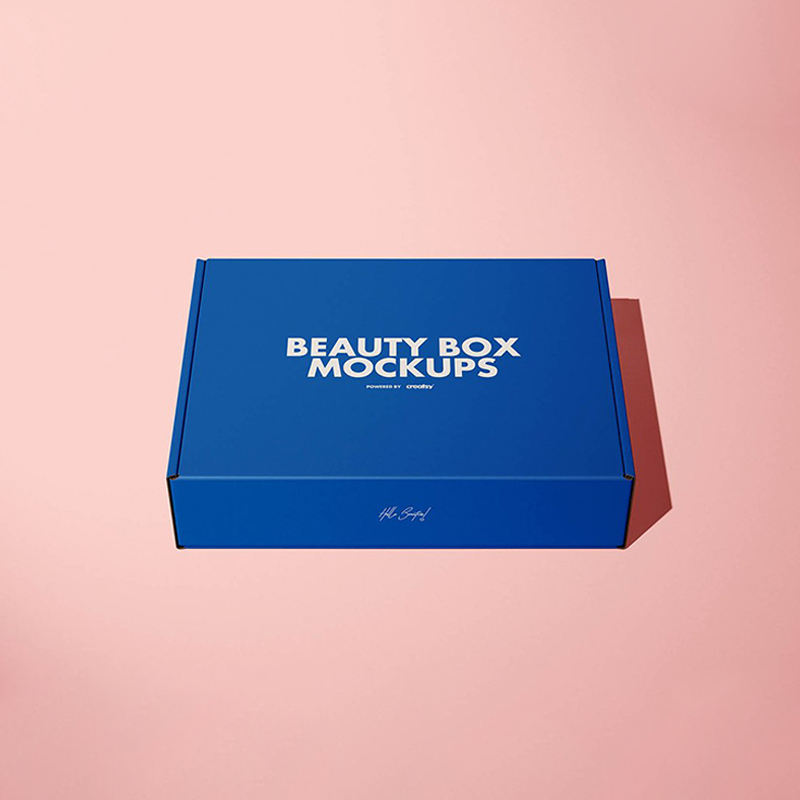 colorful printed corrugated apparel packaging box