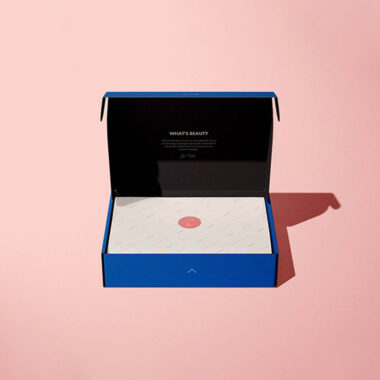 colorful printed corrugated apparel packaging box